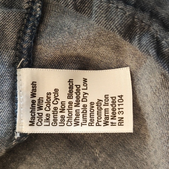 Kim Rogers Peasant Neckline 3/4 Sleeve Embroidered Appliqued Poet Blouse Blue 1X - Picture 5 of 11